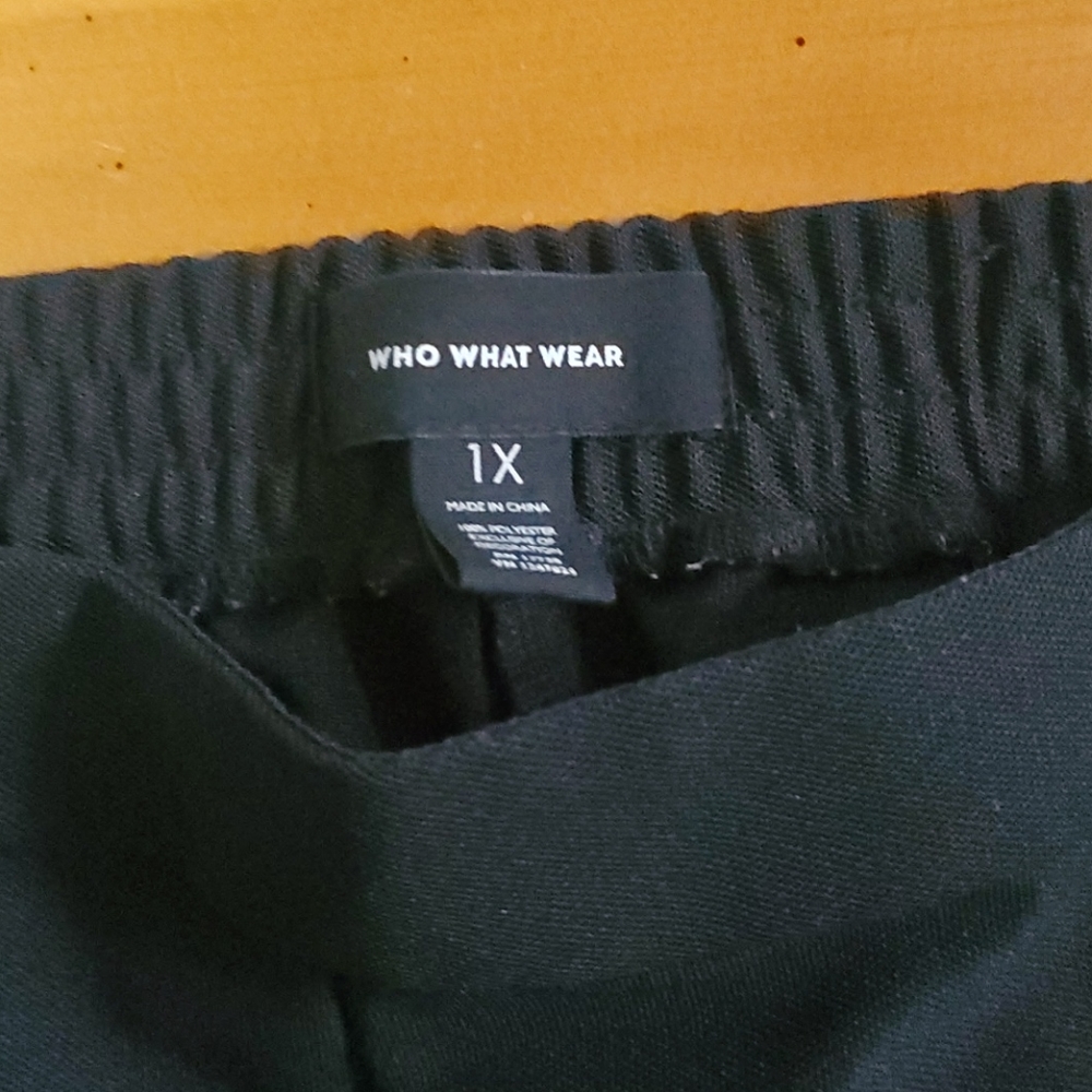 Black Stretch pants women's size 1X - Picture 2 of 4